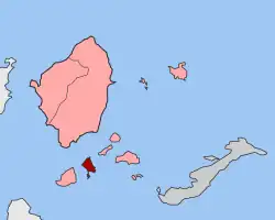 Location within the regional unit