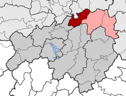 Location within the regional unit