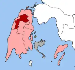 Location within the regional unit