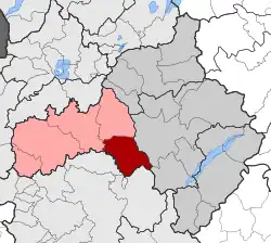 Location within the regional unit