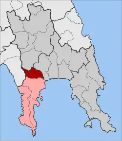 Location within the regional unit