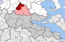 Location within the regional unit