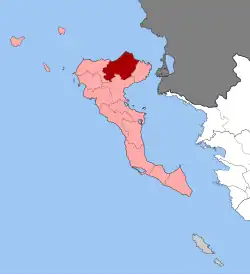 Location within the regional unit