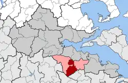 Location within the regional unit