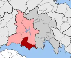 Location within the regional unit