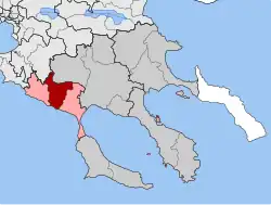 Location within the regional unit