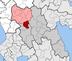 Location within the regional unit