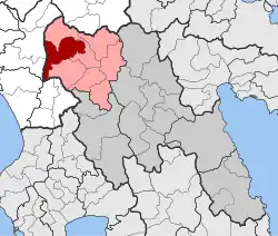 Location within the regional unit