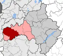Location within the regional unit