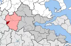 Location within the regional unit