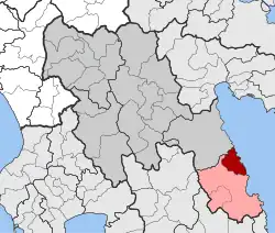 Location within the regional unit