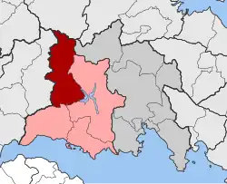 Location within the regional unit