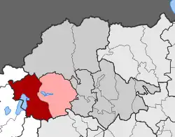 Location within the regional unit