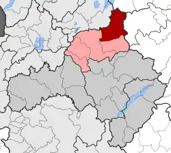 Location within the regional unit