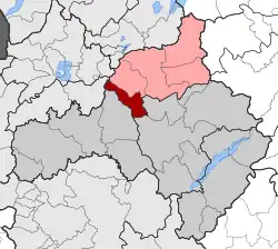 Location within the regional unit