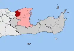 Location within the regional unit