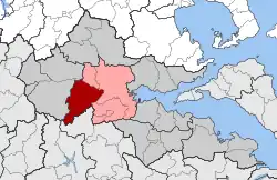 Location within the regional unit