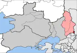 Location within the regional unit