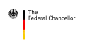 English logo of the German Federal Chancellor