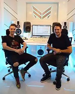 Willem van Hanegem Jr. (left) and Wardt van der Harst (right) in 2017