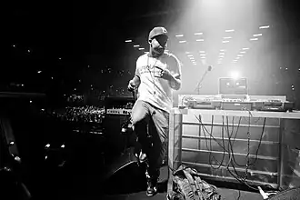 Performing in Denmark in 2012, photo by Mike Lerner