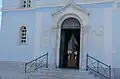 Entrance to the chapel