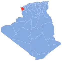 Map of Tlemcen Province