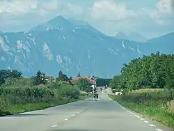 The D523 road&nbsp;[fr] in Le Cheylas