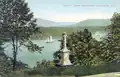 Pre 1898 post card showing the monument's original location on the edge of The Plain[2]