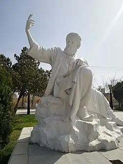 Statue of Daqiqi in Tus, Iran