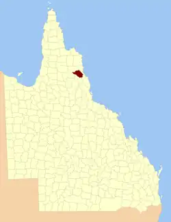 Location within Queensland