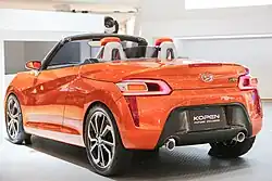 2013 Daihatsu Kopen Future Included XMZ (rear view)