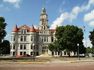 The Dallas County Courthouse in Adel