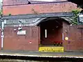 The stairs at Platform 1 prior to renovation
