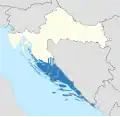 Map of Dalmatia