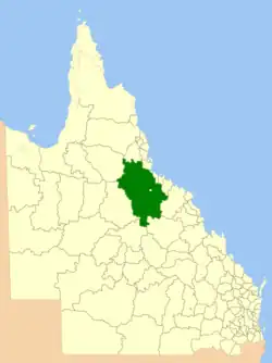 Location within Queensland