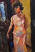 Lady in evening dress -Honorine Deschrijver 1923 (Museum MORE)