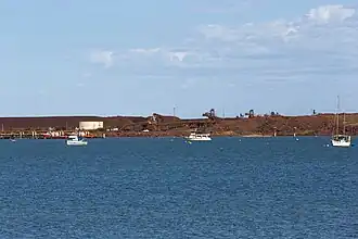 East Intercourse Island, as seen in the background on 3 March 2014