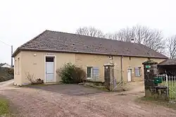 The town hall in Dampierre