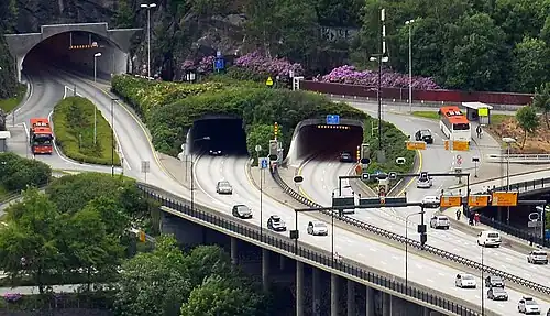 Løvstakken Tunnel and Damsgård Tunnel
