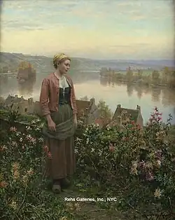 Maria on the Terrace, Rolleboise Rehs Galleries, Inc., New York City