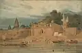 Shivala Ghat, Benares, 1789