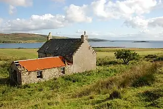 An empty farmhouse on Danna