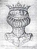 Counts’ coronet and helm (eleven bars).