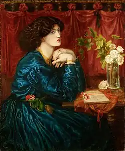 Jane Morris (The Blue Silk Dress) (1868), Kelmscott Manor