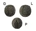 Eggs in dorsal (D), lateral (L) and view from pole (P)