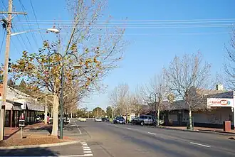 Tapio Ave, the main street of Dareton