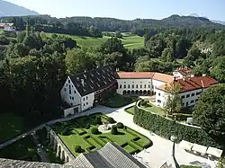 Image 17The Lower Castle of Ambras Castle, Innsbruck, one of the earliest buildings constructed specifically for use as a museum; it remains a museum displaying its original collections