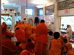 Das Lakshana (Paryushana) celebrations at the Jain Center of America, Queens, New York City, the oldest Jain temple in the Western Hemisphere[14]