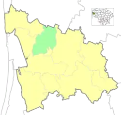 Location of Dauparai-Kvietiniai Eldership